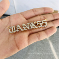 ShangJie OEM custom name necklace lady Jewelry Gift Personalized copper Pendant custom Name Necklace